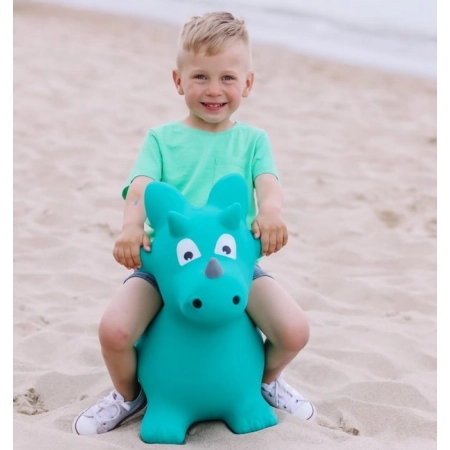 Sun Baby Dmuchany skoczek gumowy Dino + pompka